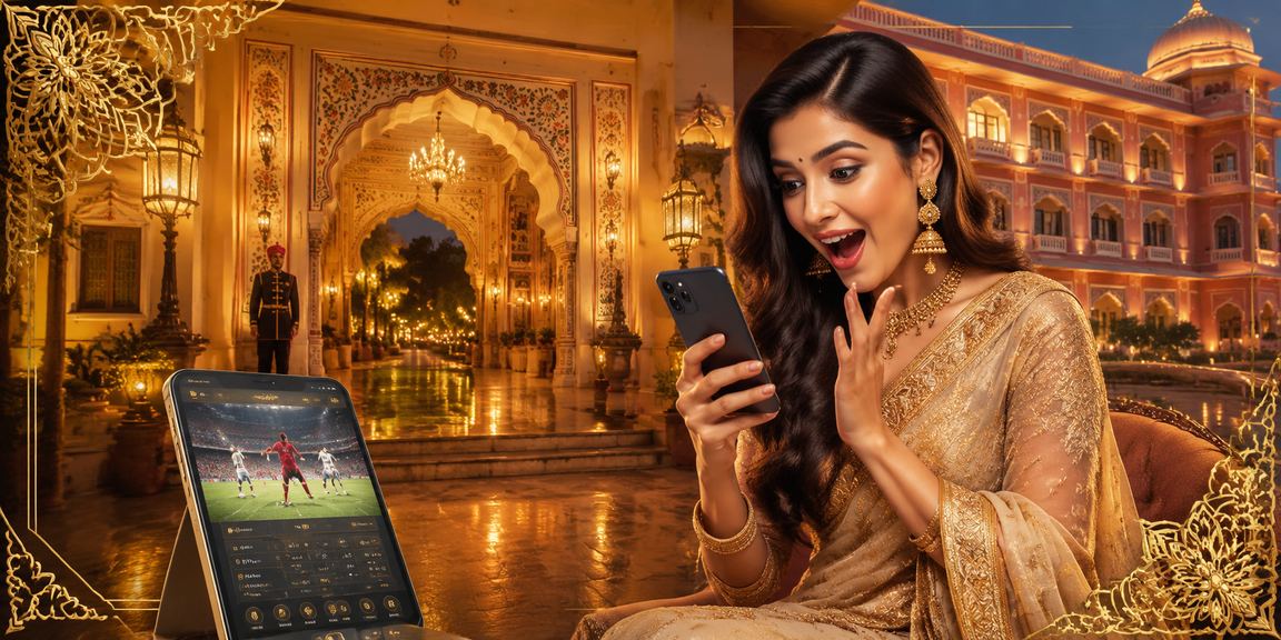 Indian player enjoying live sports betting on mobile at 273008